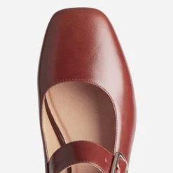 Babies cognac cuir