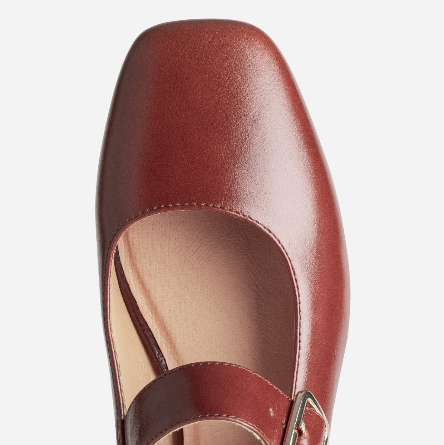 Babies cognac cuir