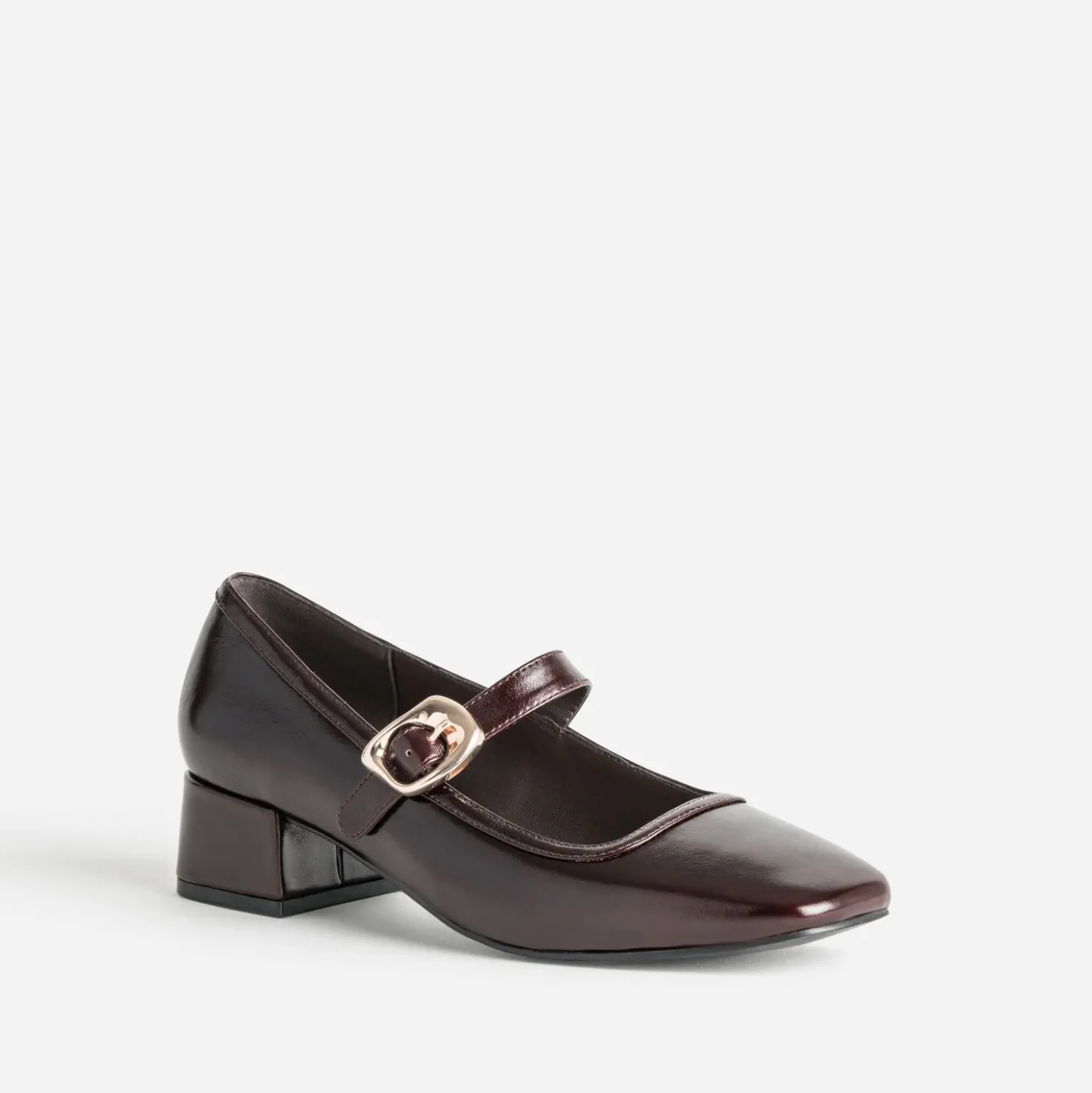 Babies marron foncé cuir