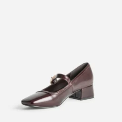 Babies marron foncé cuir