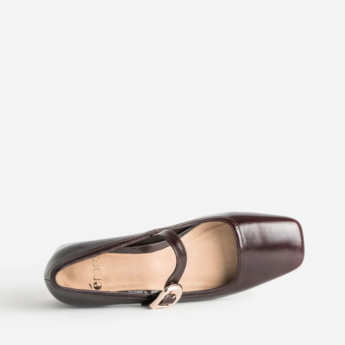 Babies marron foncé cuir