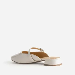 Babies mule beige vernie