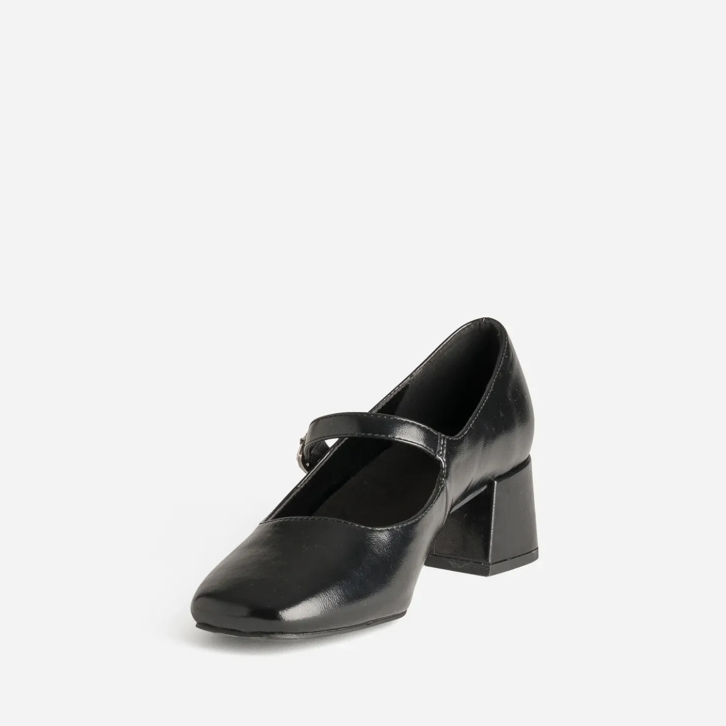 Babies noire boucle strass