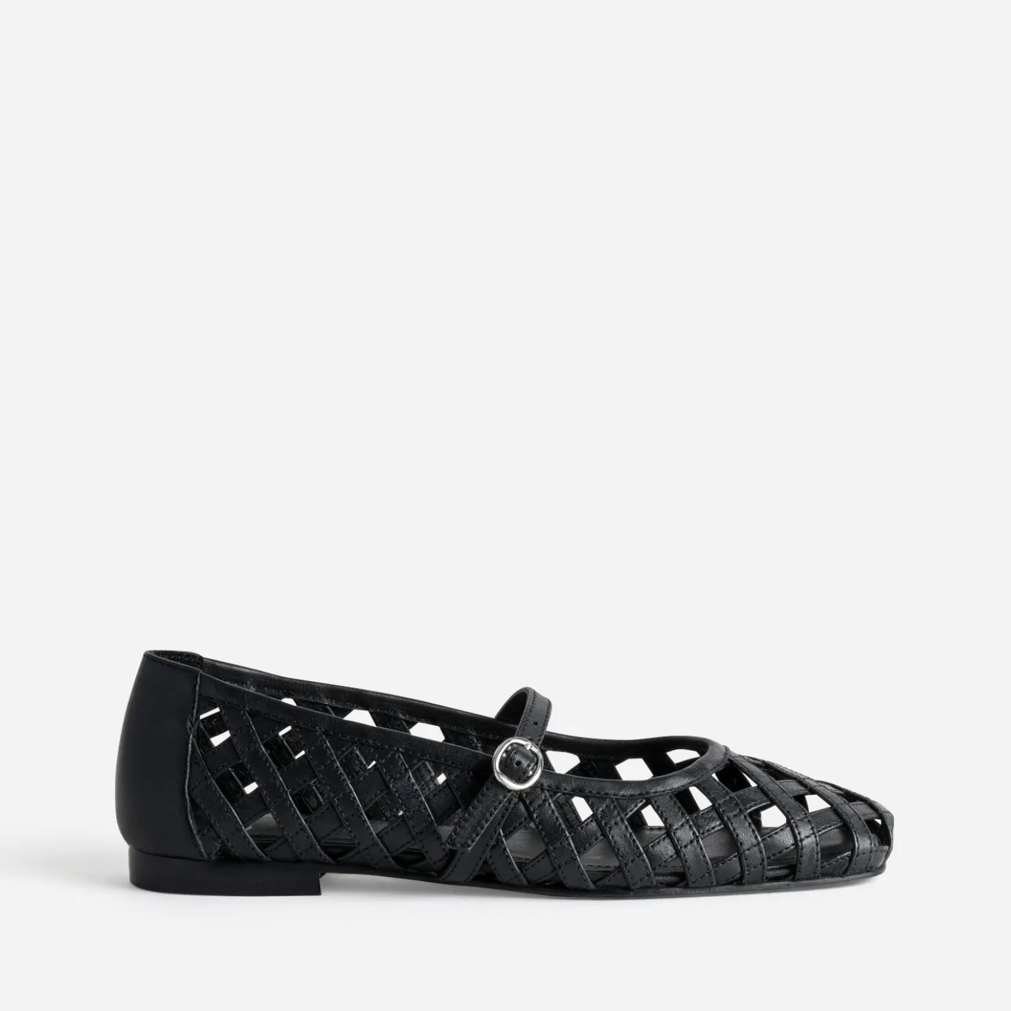 Babies noire cuir