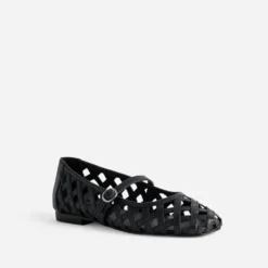 Babies noire cuir