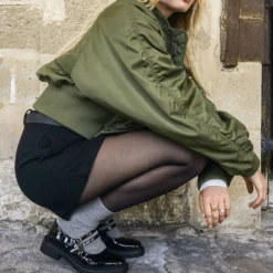 Babies noire vernie semelle plateforme