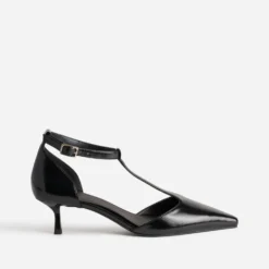 Babies salomé noire kitten-heel