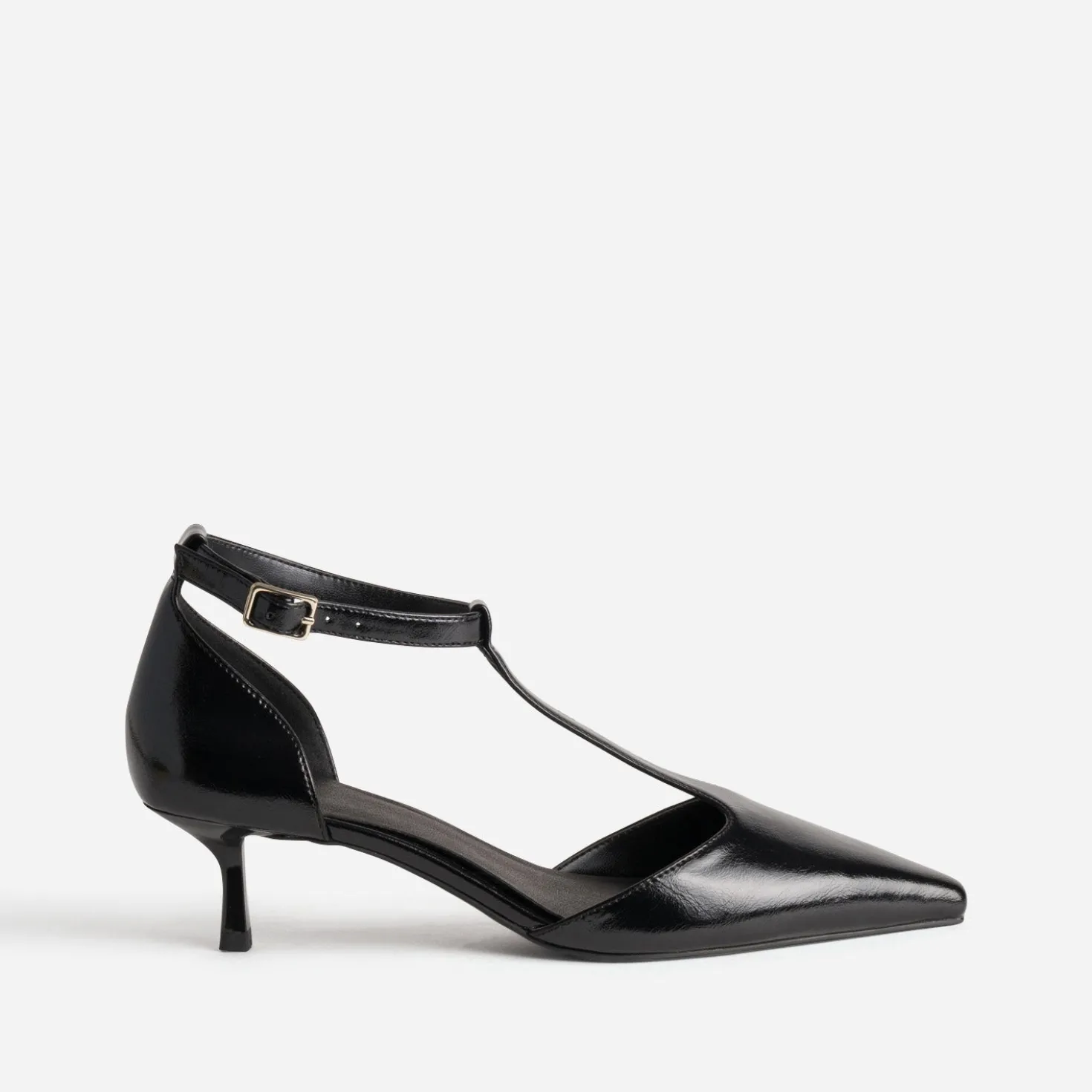 Babies salomé noire kitten-heel