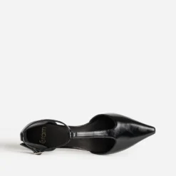 Babies salomé noire kitten-heel