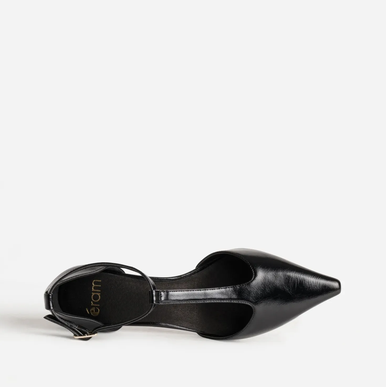 Babies salomé noire kitten-heel
