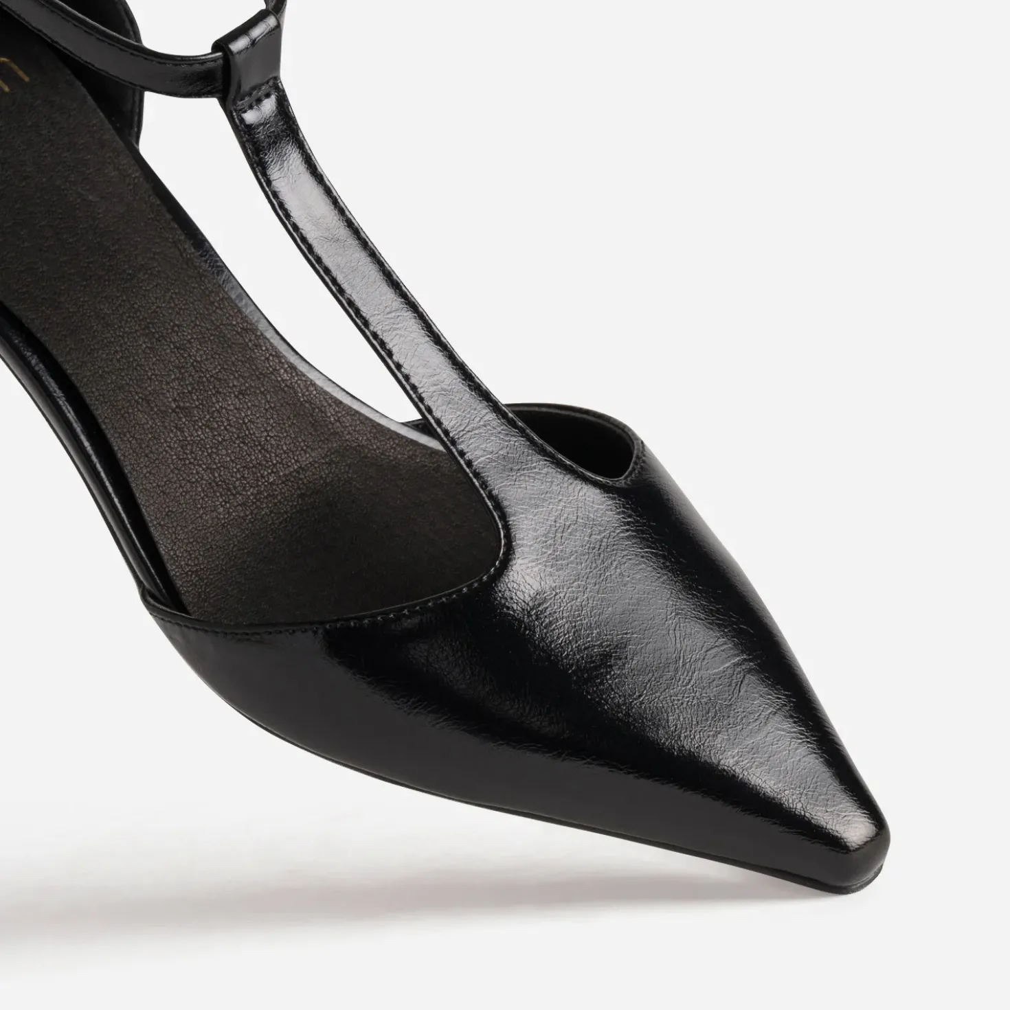 Babies salomé noire kitten-heel