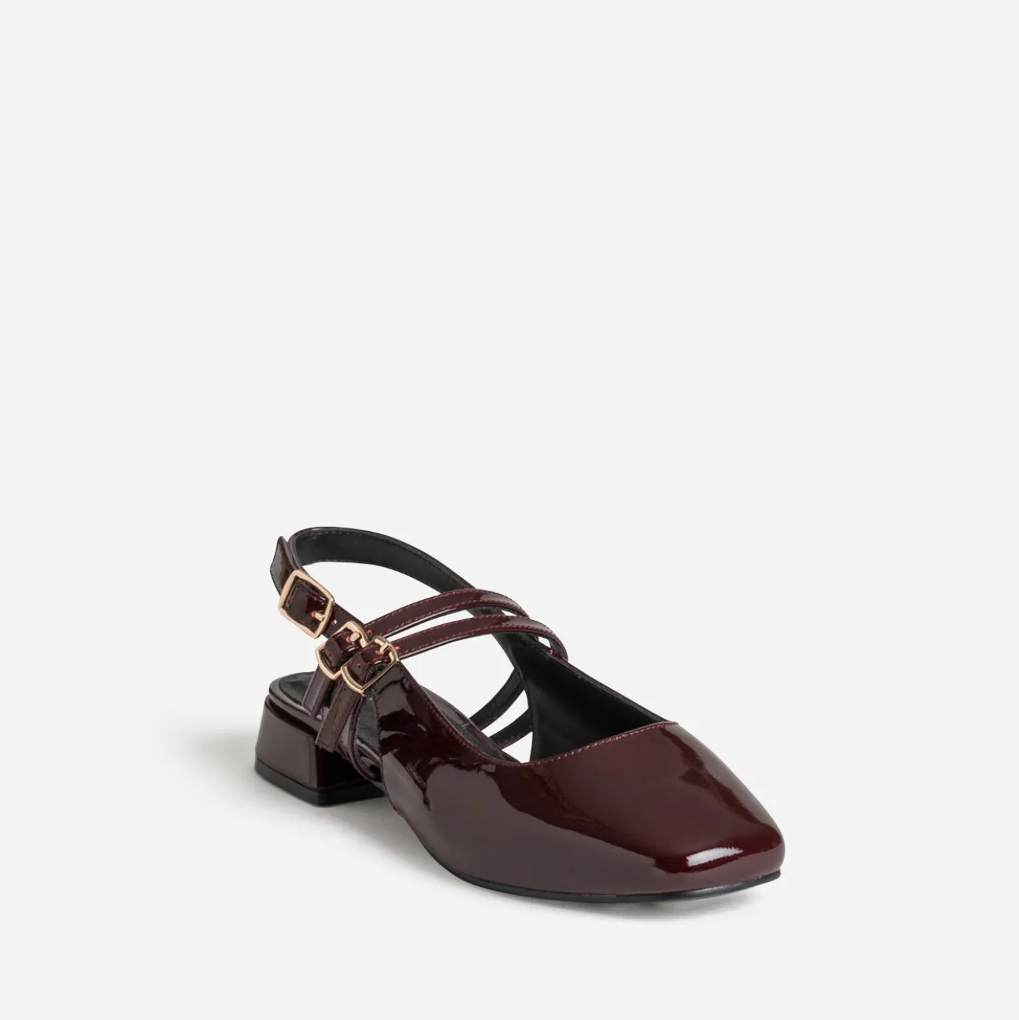 Babies slingback bordeaux vernie