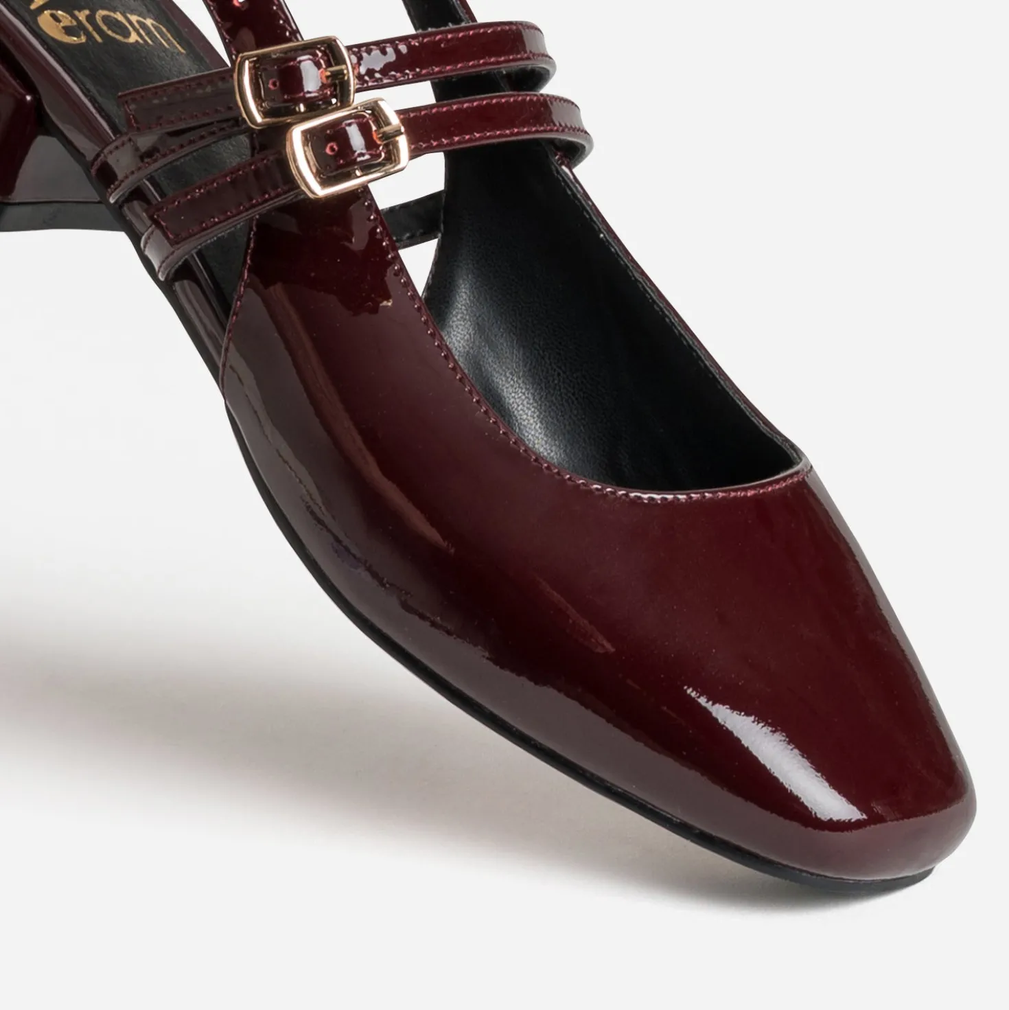 Babies slingback bordeaux vernie