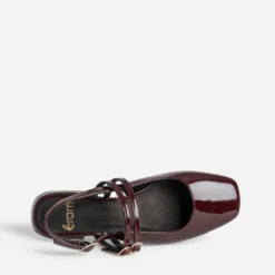 Babies slingback bordeaux vernie