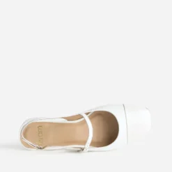 Babies slingback écrue cuir