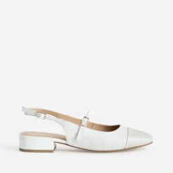 Babies slingback écrue cuir