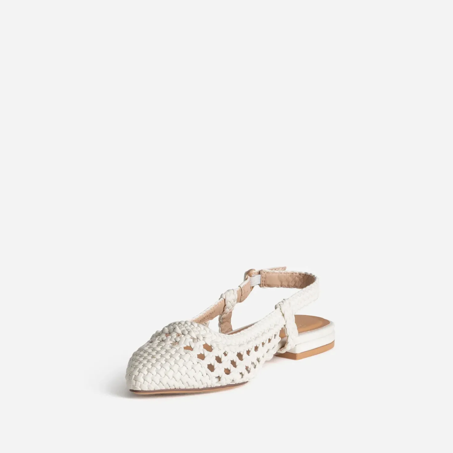 Ballerine cannage écru