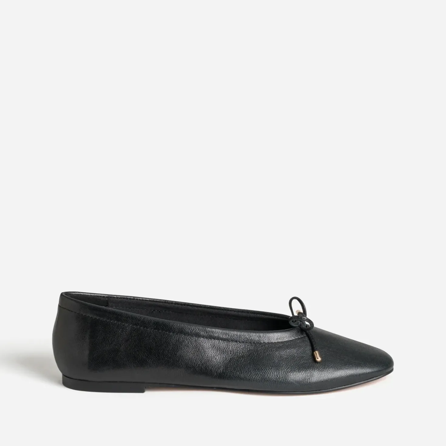 Ballerine noire cuir