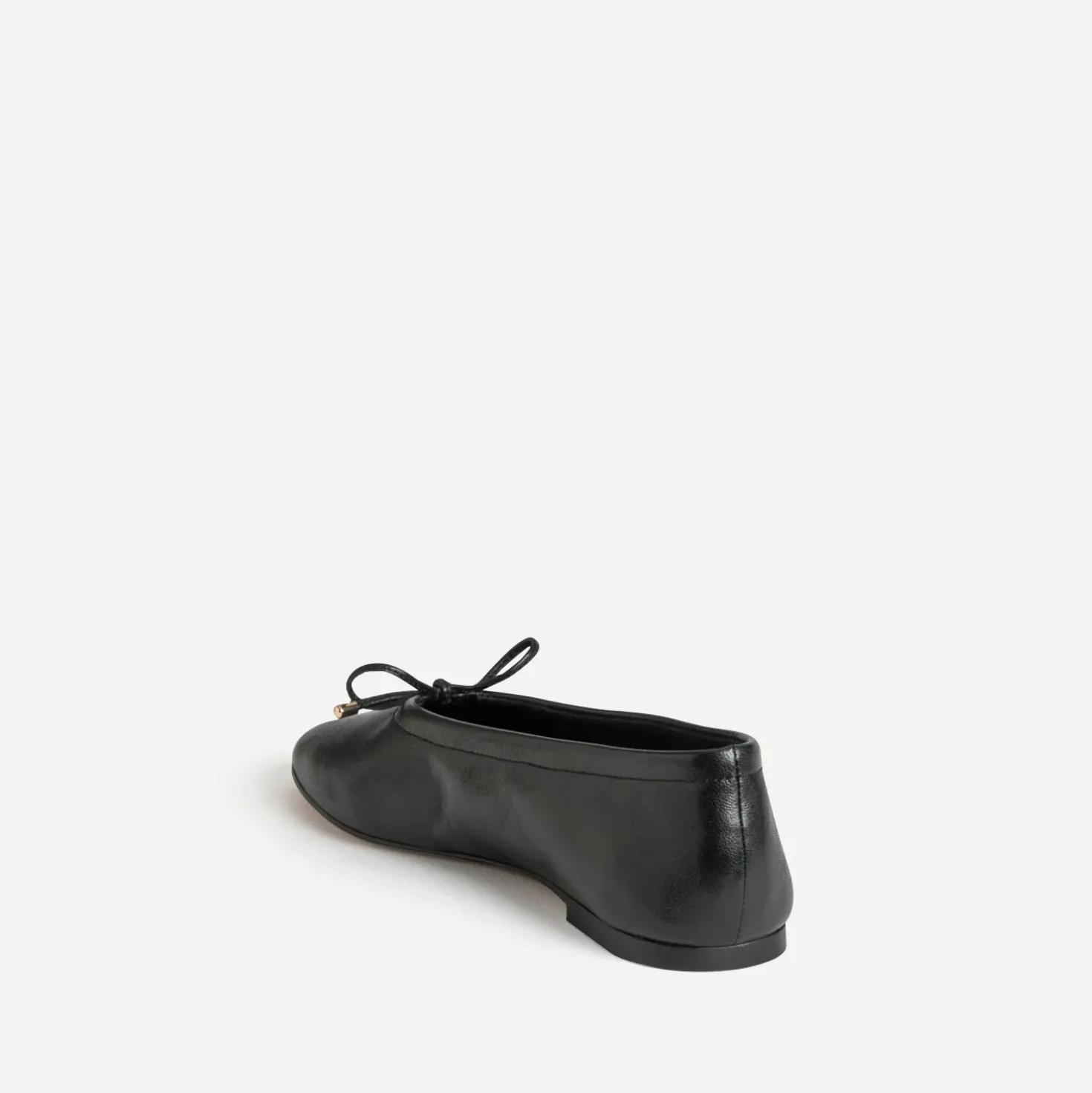 Ballerine noire cuir