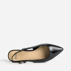 Ballerine slingback noire