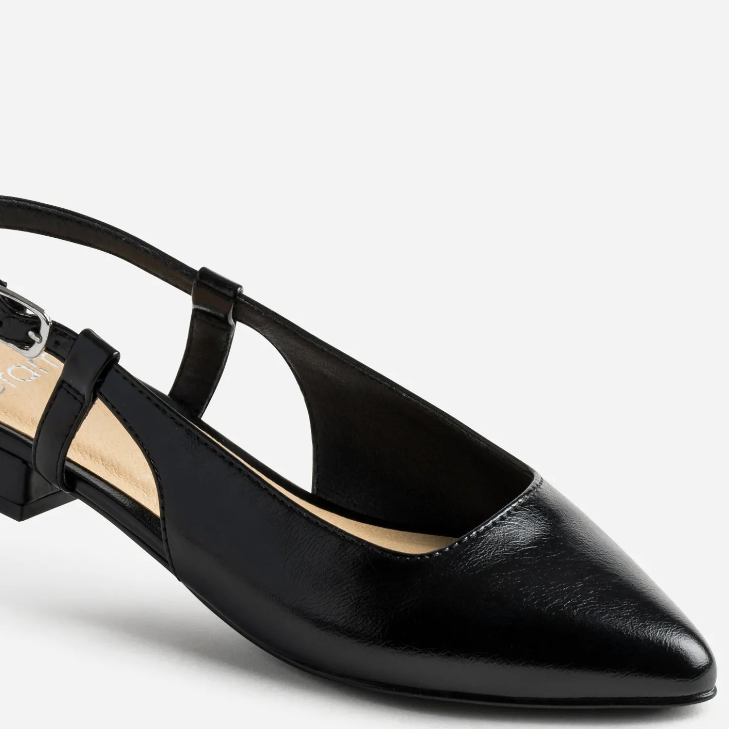 Ballerine slingback noire