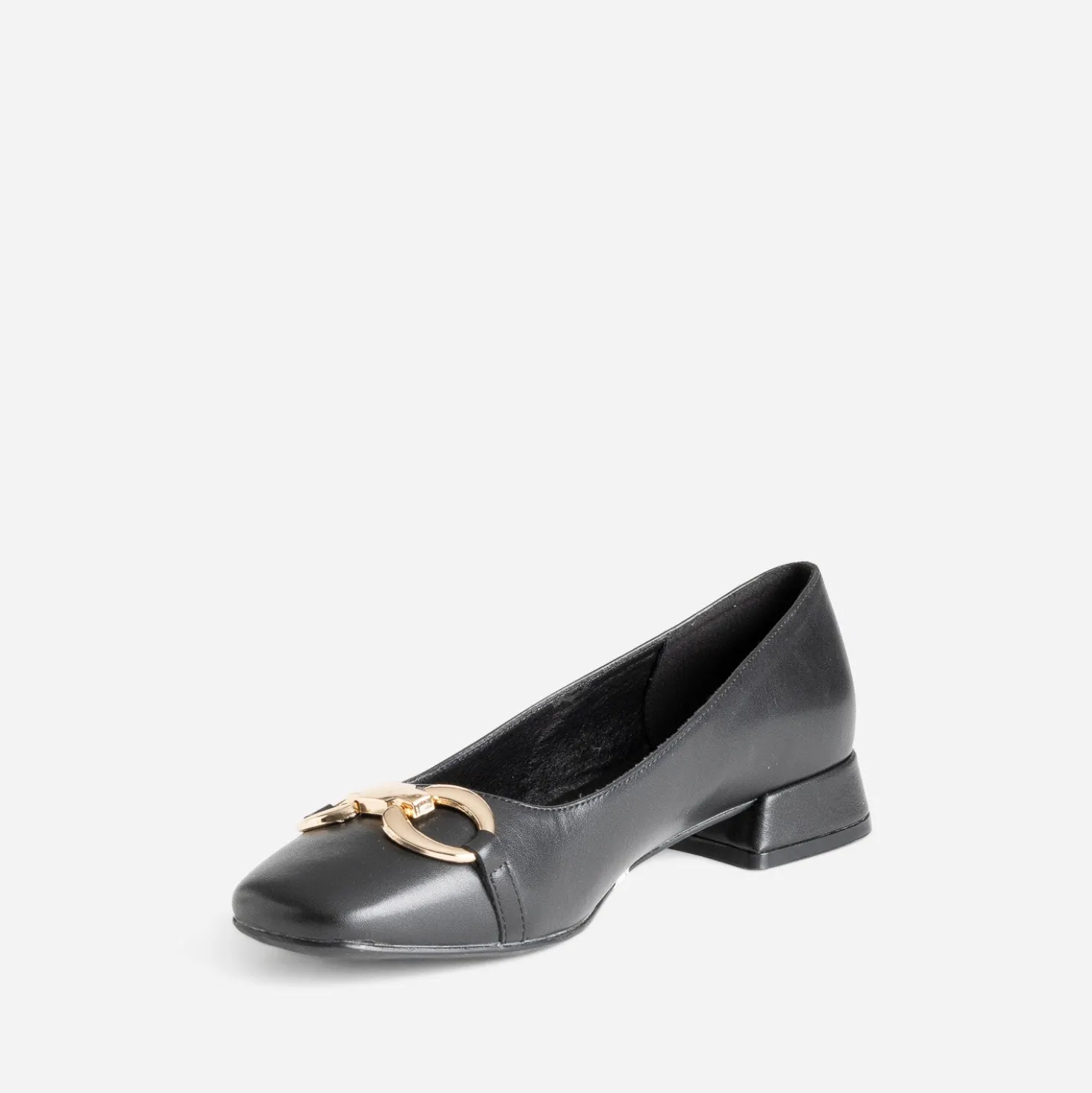 Ballerine à talon noire