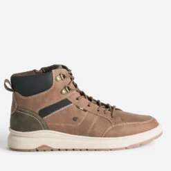 Basket cognac avec découpes