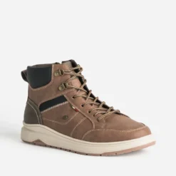 Basket cognac avec découpes