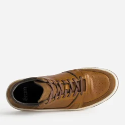 Basket cognac cuir