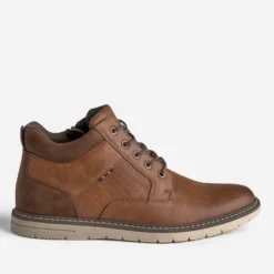 Basket cognac et marron