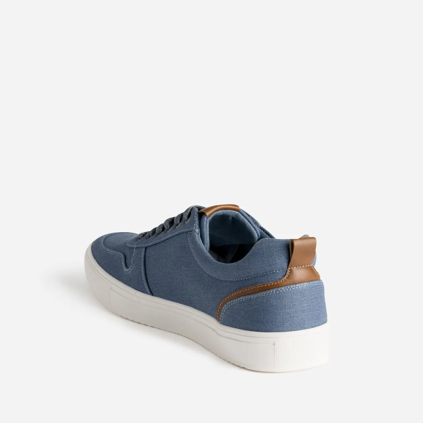Basket homme bleu denim