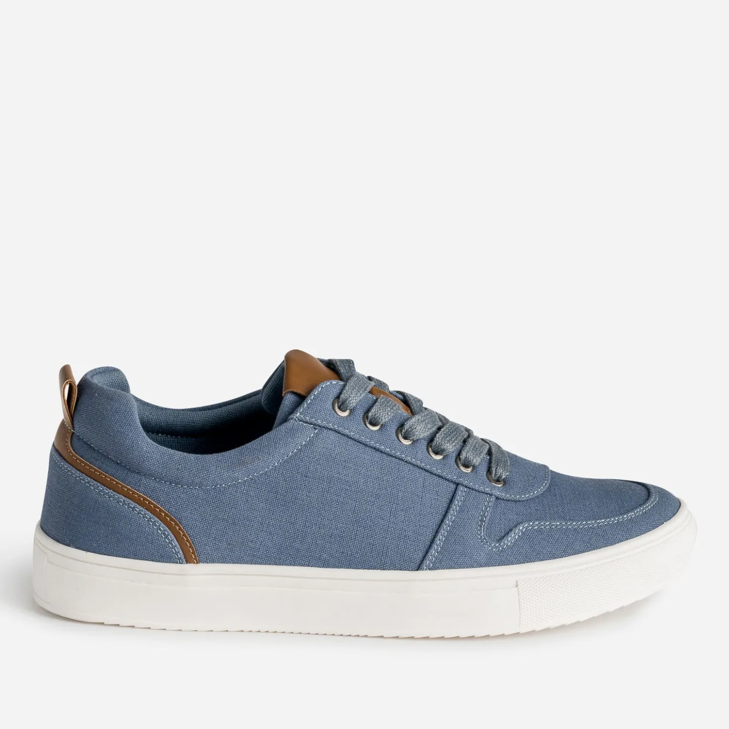 Basket homme bleu denim