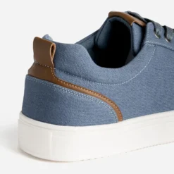 Basket homme bleu denim