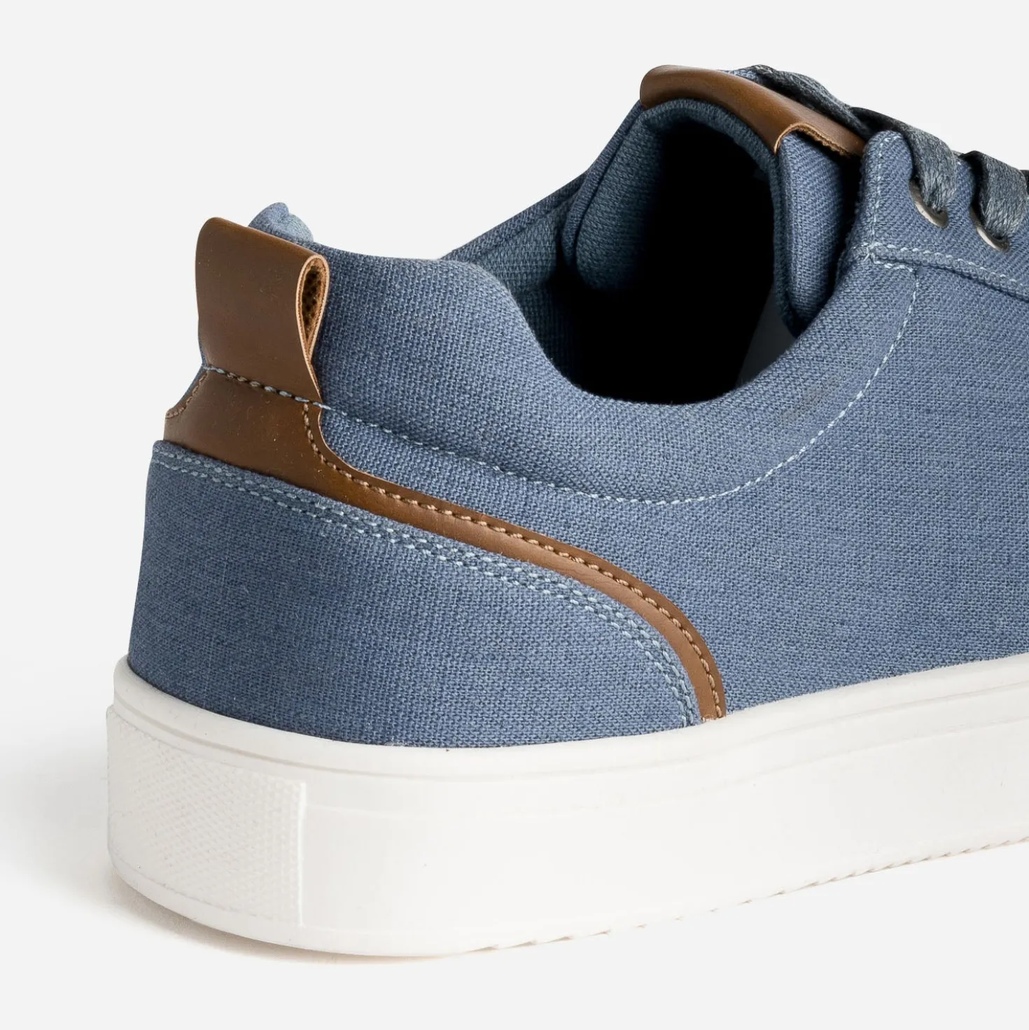 Basket homme bleu denim
