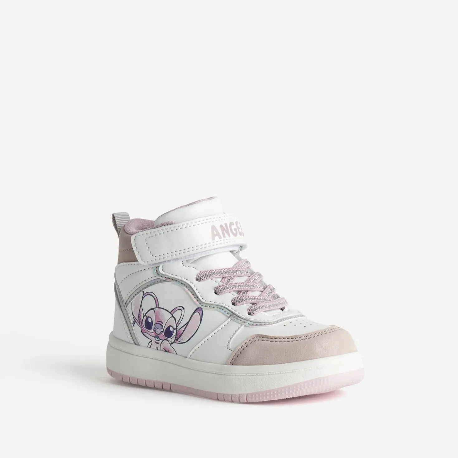 Basket LILO & STITCH blanche et rose
