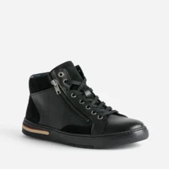 Basket noire cuir