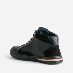 Basket noire cuir