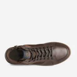 Basket REDSKINS marron cuir