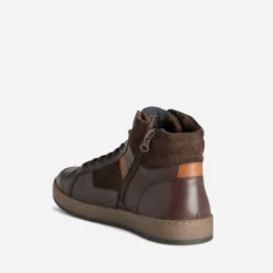 Basket REDSKINS marron cuir