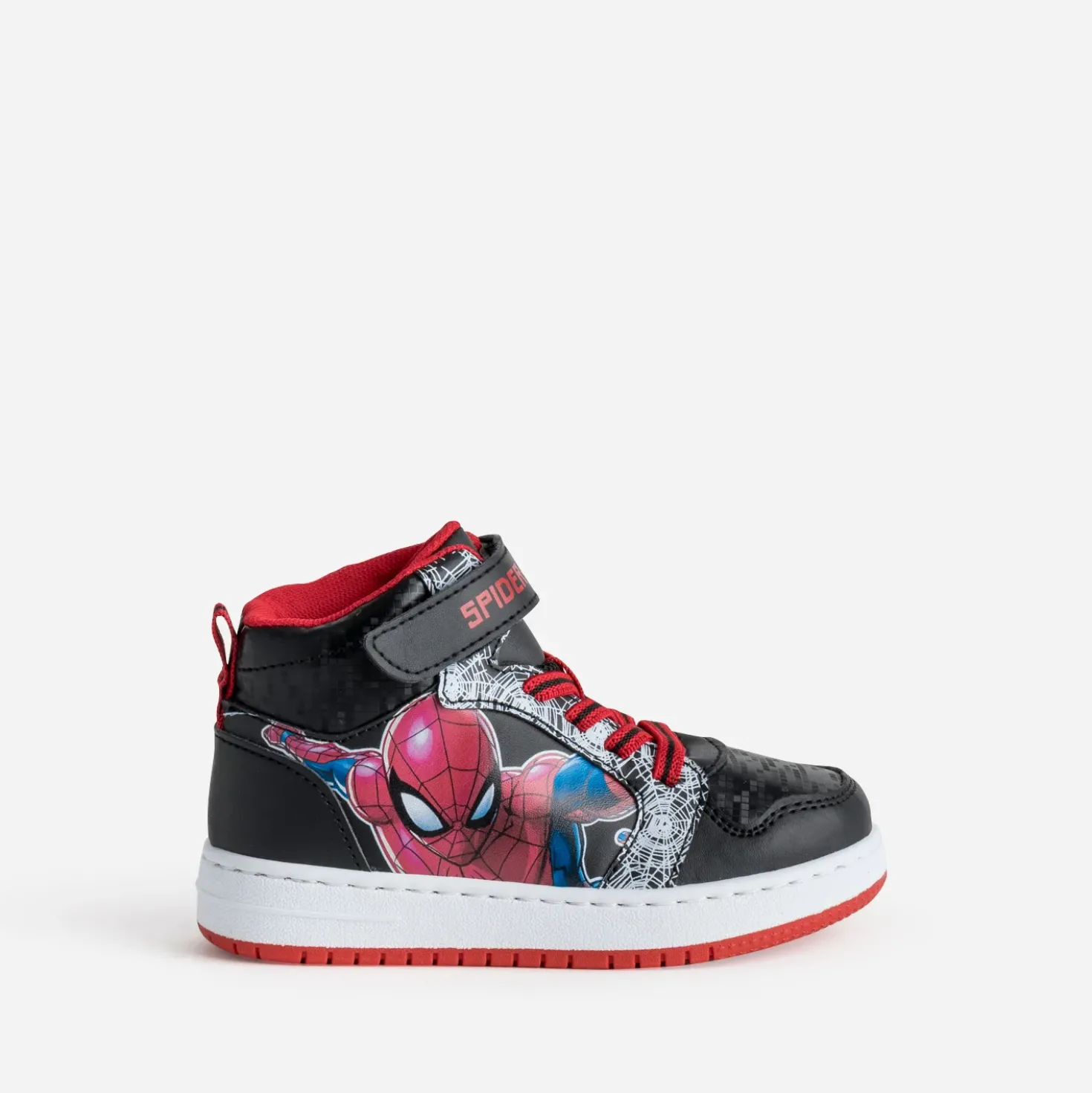 Basket SPIDERMAN noire et rouge