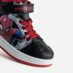 Basket SPIDERMAN noire et rouge