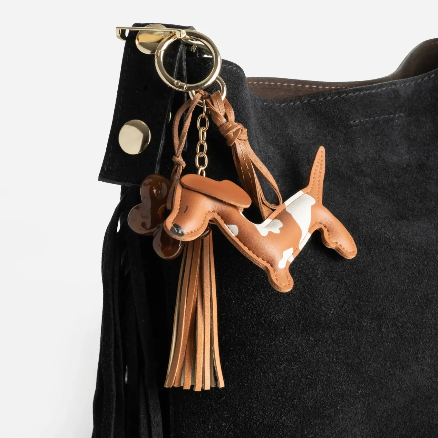 Bijou de sac camel avec chien