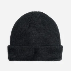 Bonnet homme noir tricot