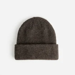Bonnet marron tricot