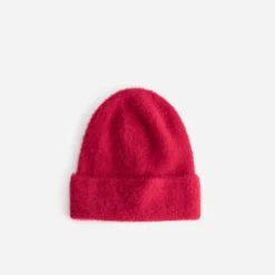 Bonnet rouge tricot