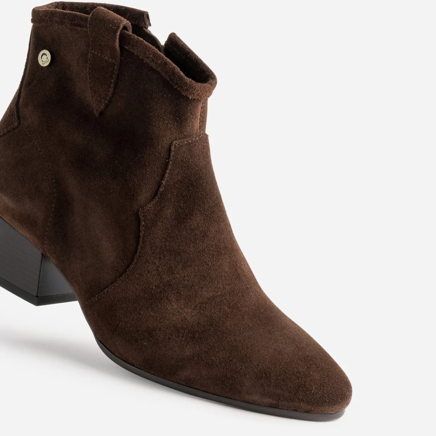 Boots ATELIER 1927 marron cuir velours
