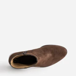 Boots ATELIER 1927 marron cuir velours