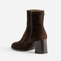 Boots ATELIER 1927 marron cuir velours