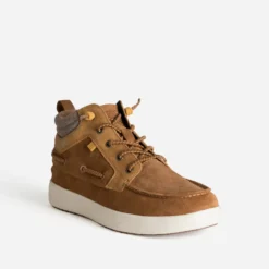 Boots-bateau TBS camel cuir velours