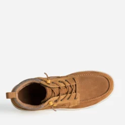 Boots-bateau TBS camel cuir velours